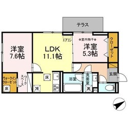 D-room松戸新田445MKの物件間取画像